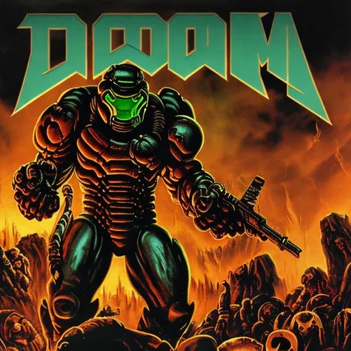 Prompt: doom 1993