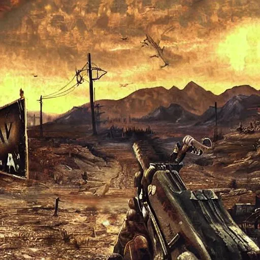 fallout new vegas oil painting OpenArt