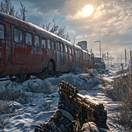 Prompt: Metro exodus