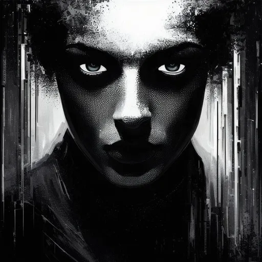 Prompt: AI-generated digital painting showcasing dramatic lighting and shadows reminiscent of film noir, Deep contrasts, low-key lighting, and strong chiaroscuro effects, Moody atmosphere and high level of detail, Art by Lucas Thompson and Emily Foster, insect, abstract, surrealism, hyper detail, line art --ar 15:10
