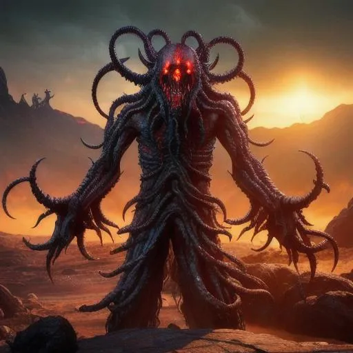 full body unreal 5 render of a lovecraftian entity w... | OpenArt