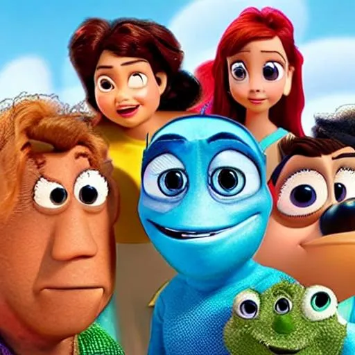 Prompt: brand new disney pixar movie