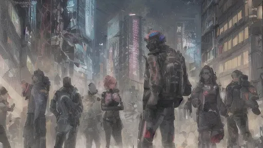 Prompt: Cyberpunk mechs, Riots in the streets, corporate corruption, cities burning, and a single flower in the chaos, tear gas, gas masks, pills, cash money