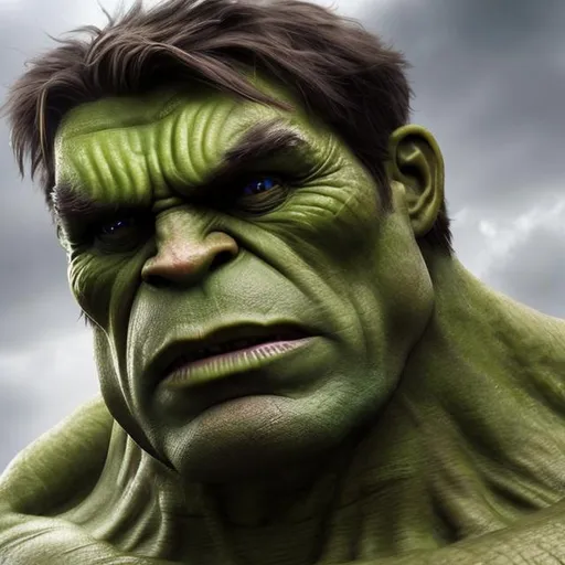 realistic hulk men looks | OpenArt