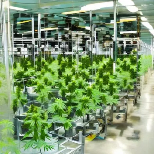 Prompt: cannabis production 

