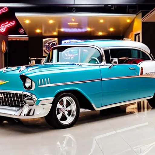 Prompt: 1956 Chevrolet Bel Air