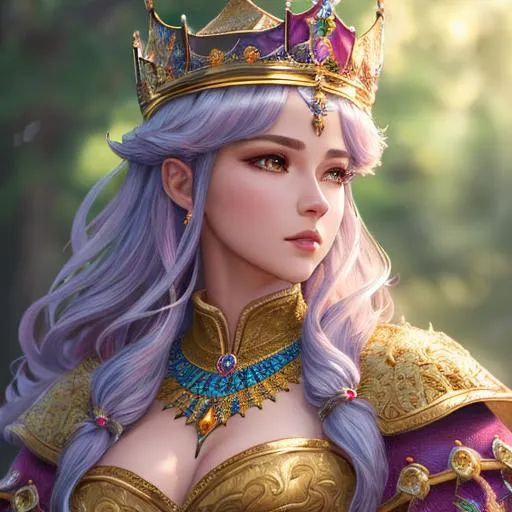 Prompt: A very super detailed lifelike painting of two crowns  king n queen detailed intricut  
 3d vectors 

volumetric lighting maximalist photo illustration 4k, resolution high res intricately detailed complex,

soft focus, realistic, heroic fantasy art, clean art, professional, colorful, rich deep color, concept art, CGI winning award, UHD, HDR, 8K, RPG, UHD render, HDR render, 3D render cinema 4D
masterpiece photoghrafic real digatal ultra realistic hyperdetailed 

iridescent reflection, cinematic 