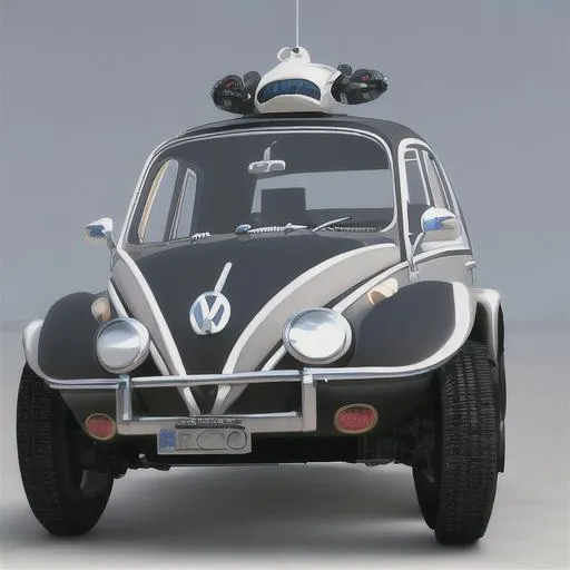 Prompt: Highest quality 3D styled Volkswagen Bug robot