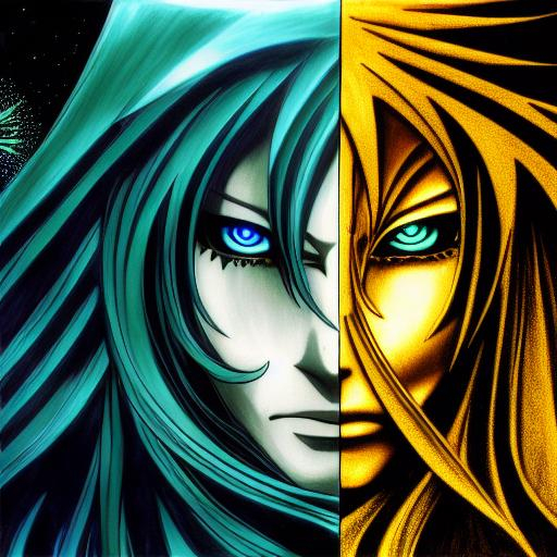 Bleach, Gemini zodiac signs, drawing, dynamic settin... OpenArt