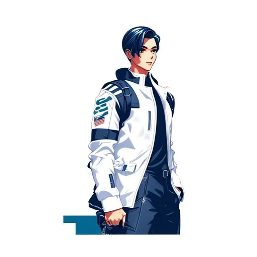 Prompt: High detailed, retro style, anime style, full body view, beauty