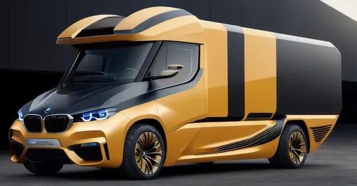 Prompt: BMW concept truck in german : fury road, unreal engine , 8k, dust storm, Giuseppe „Nuccio“ Bertone style