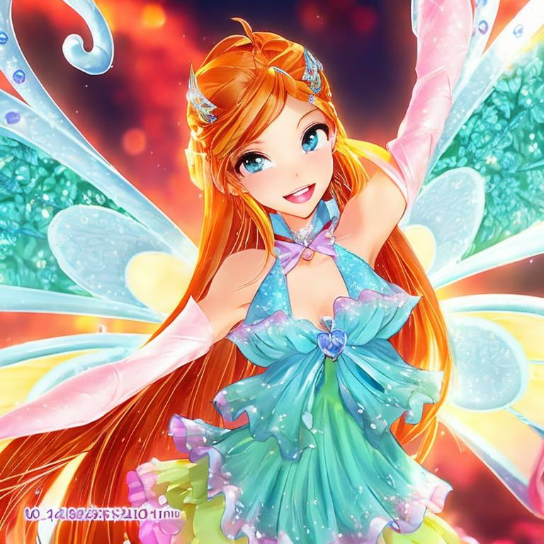 I made Stella in anime style : r/winxclub