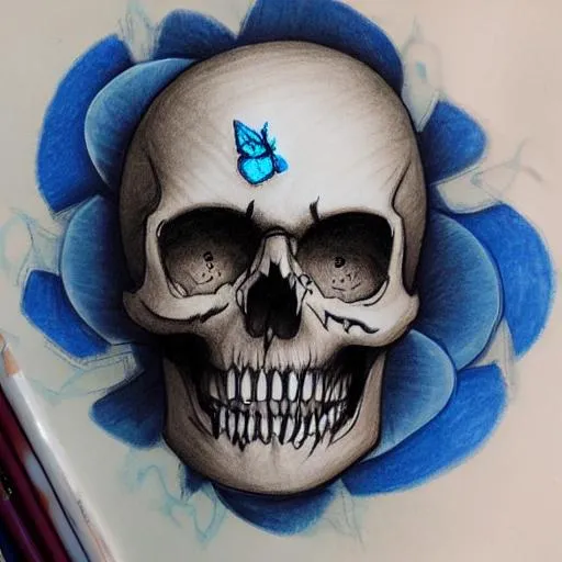 Awesome Skull Tattoo | Tat2o