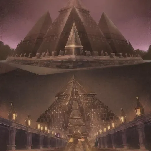 Prompt: Darkness Pyramid