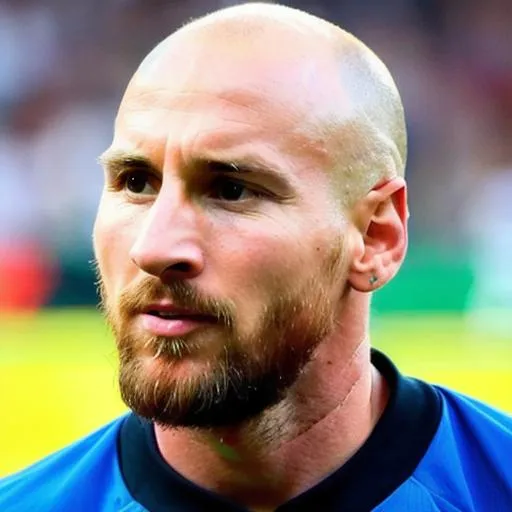 Prompt: If Lionel Messi was Bald