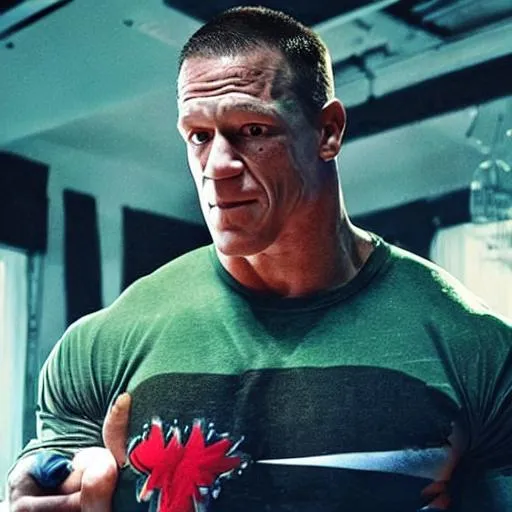 Prompt: john cena in a guiateen 