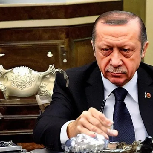 Prompt: Recep Tayyip Erdoğan Osmanlı padişahı 