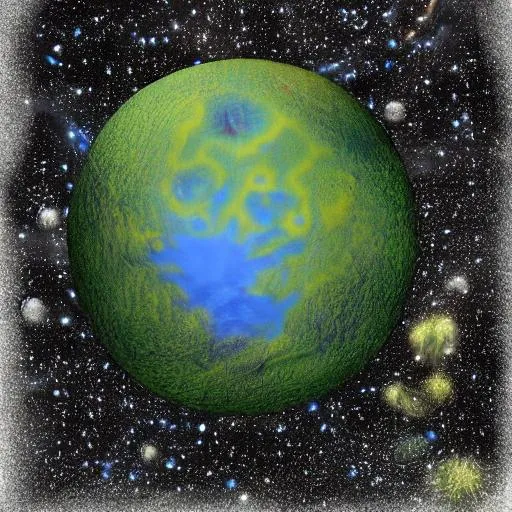 Prompt: kepler 22b nature
