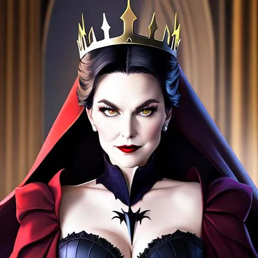 Prompt: evil queen