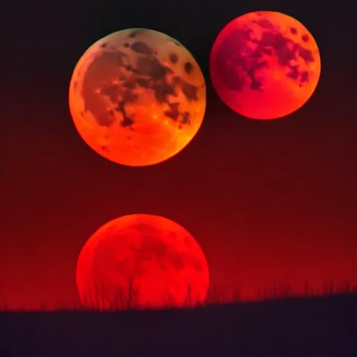 Prompt: red moon
