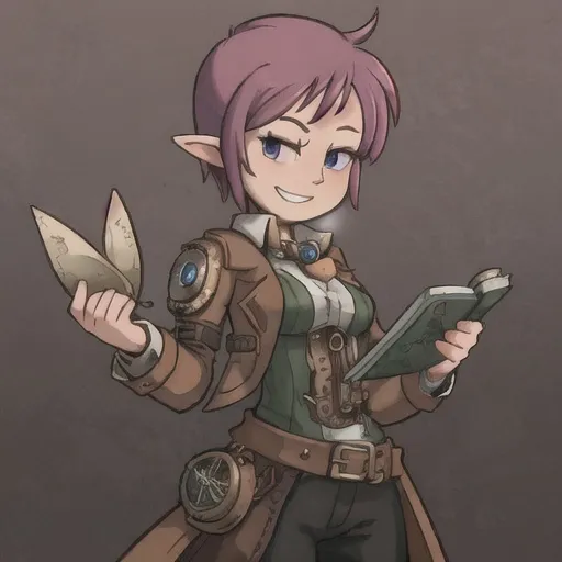 Prompt: Steampunk pixie