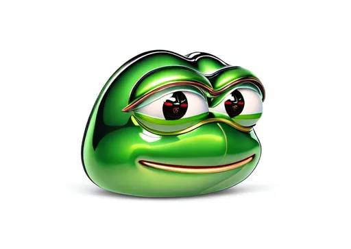 Prompt: a face shot of pepe the frog meme, very glossy and shiny, reflective, perfect composition, hyperrealistic, super detailed, 8k, high quality, trending art, trending on artstation, sharp focus, studio photo, intricate details, highly detailed, Trending on Artstation, Cozy wallpaper, Pastel colors, soft lighting