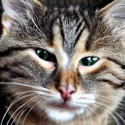 Prompt: cat furry