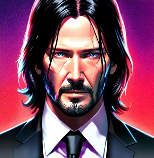Portrait photo of John Wick, highly detailed, concep... | OpenArt