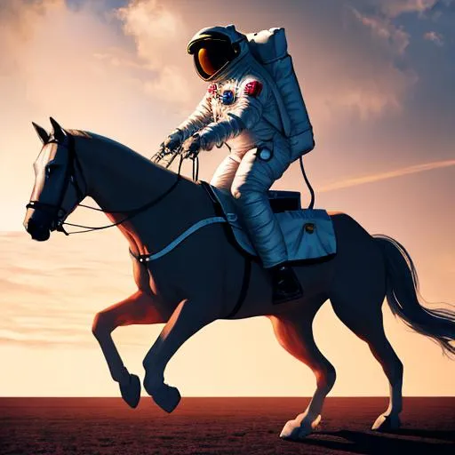 Prompt: astronaut riding a horse, 4k, uhd, ultrasharp