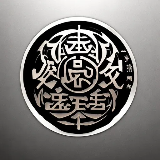 Prompt: A Yin Yan logo