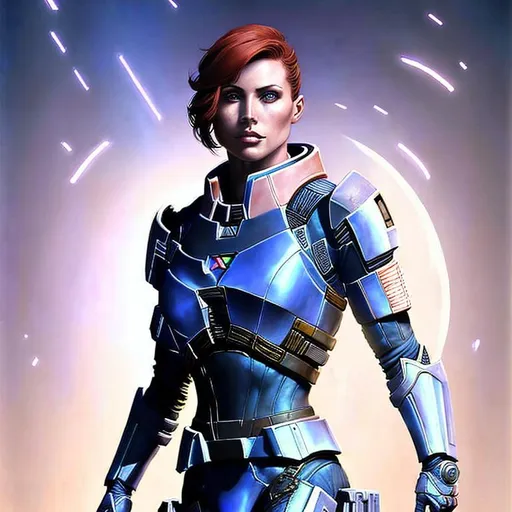 A Female Commander Shepard From Mass Effect Dandd Fa Openart 9205