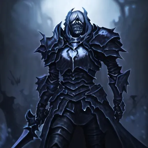 Prompt: a death knight
