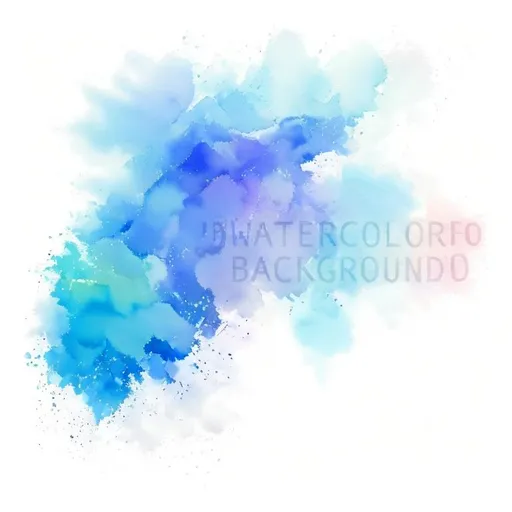 Prompt: Create a watercolor-style background with a predominantly blue color palette. Ensure that the texture closely resembles the image I uploaded while maintaining a 98% similarity.