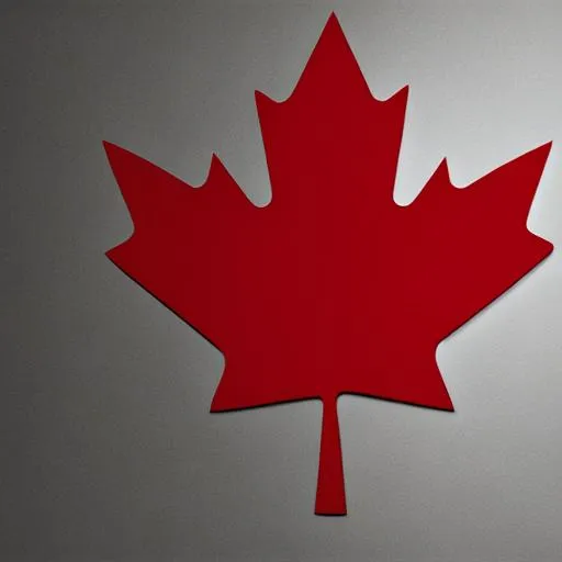 Prompt: create a canadian flag logo
