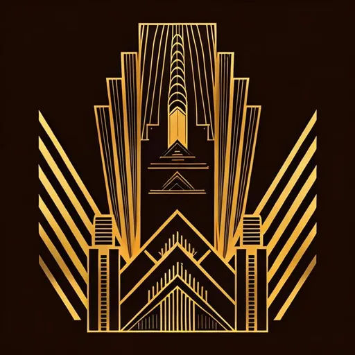 Prompt: minimalistic art deco style artwork, highly detailed {object}, vinyl coverart, one building in the centre



