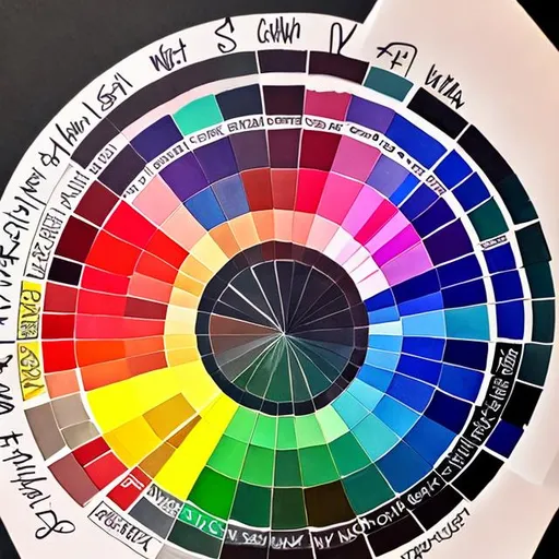 Prompt: color wheel anime
