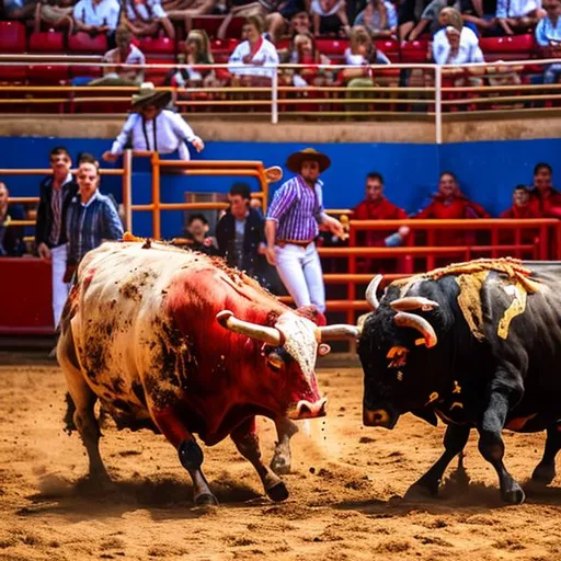 Prompt: gunna bullfighting in Spain


