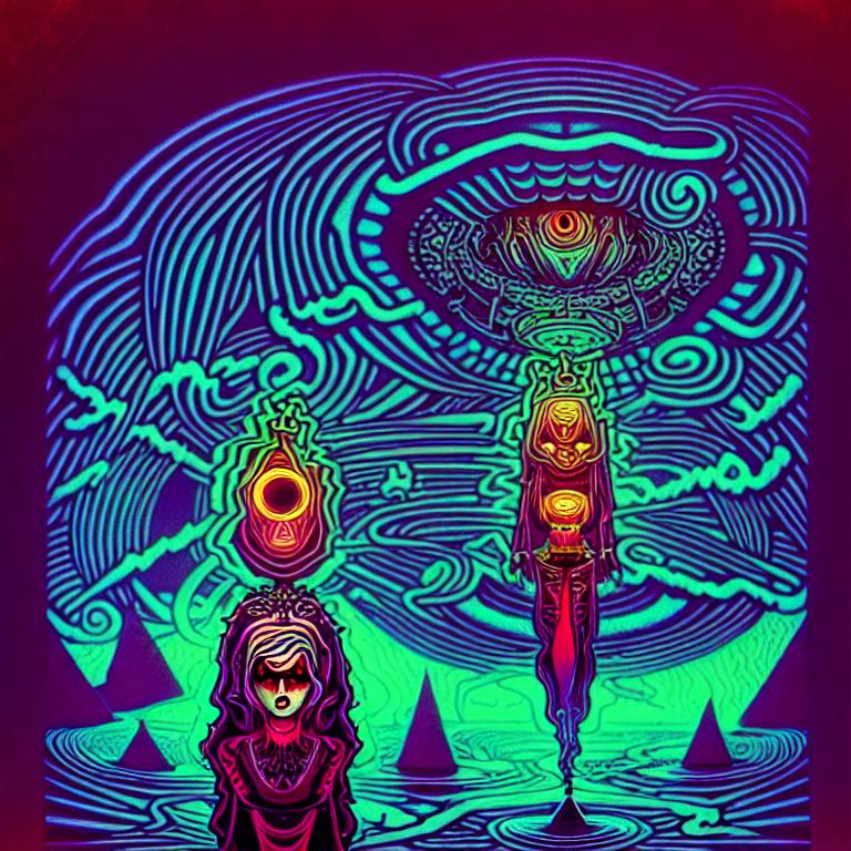 Hypnotic illustration of {being abducted by secret s... | OpenArt