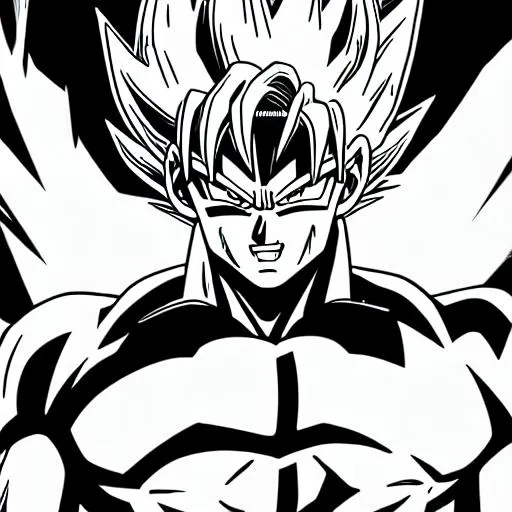 True Ultra Instinct Goku Manga in Dragon Ball Super,... | OpenArt