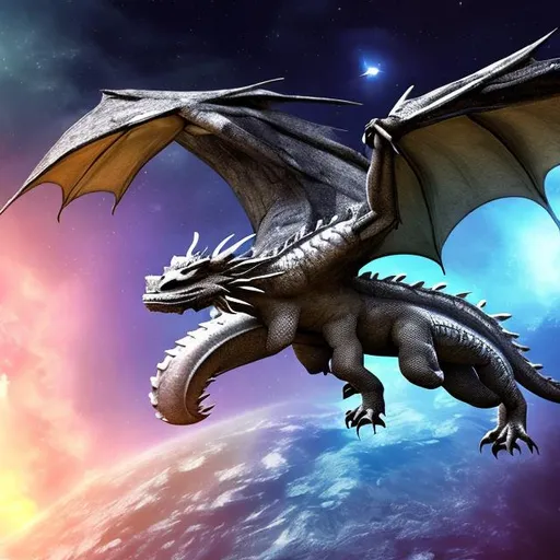 Prompt: DRAGON space
