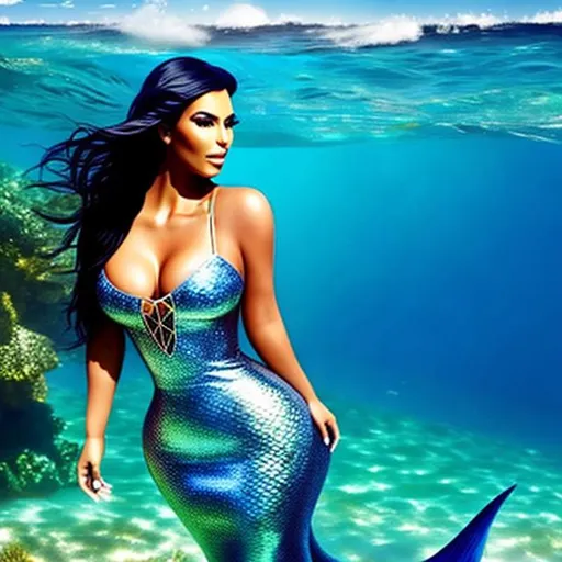 Kim Kardashian Is A Mermaid Openart