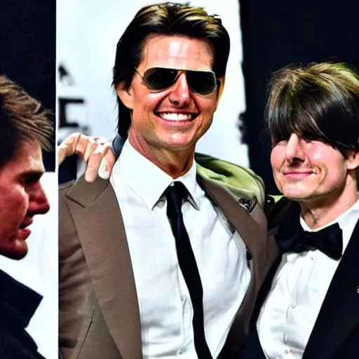 Prompt: tom cruise  becoming the head of a rock band