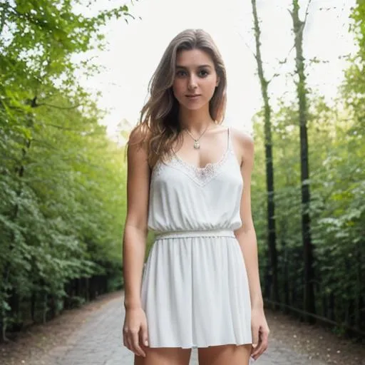 Prompt: Russian girl 
 Full body  having  white dress