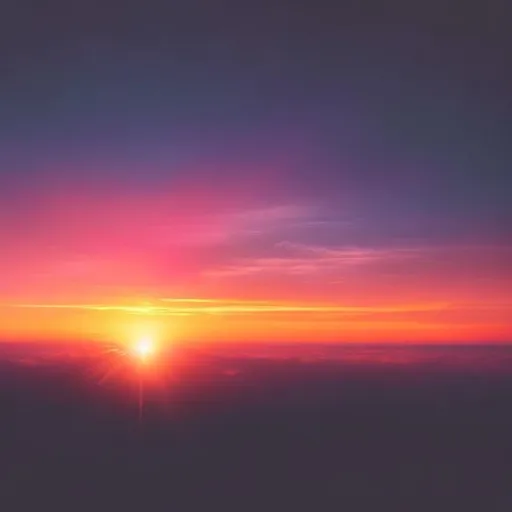 Prompt: A motivational background photo of a sunrise
