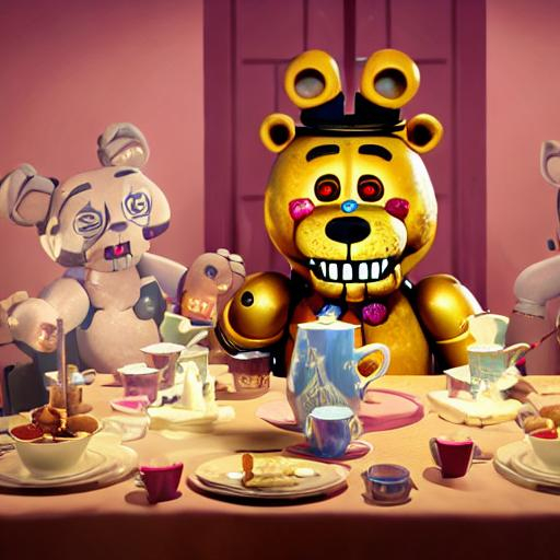 ArtStation - FNAF BIRTHDAY PARTY