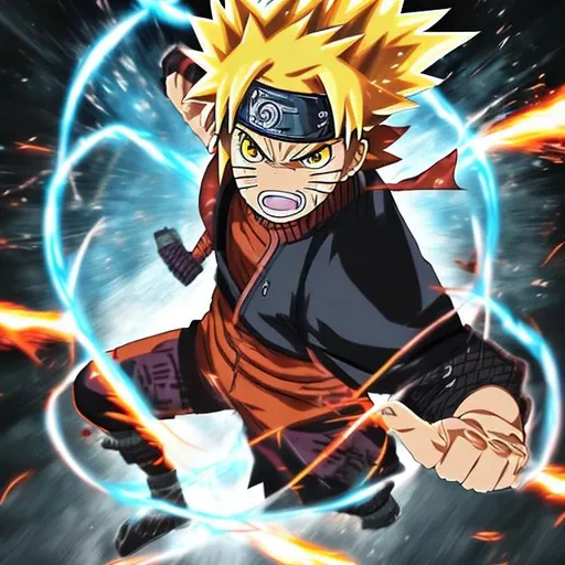 Prompt: In a climactic battle scene from the anime Naruto, unleash the full power of Naruto's anger as he taps into his inner rage to overcome an unimaginable obstacle. Visualize his fury with breathtaking animation, depicting his fierce determination, intense energy, and devastating attacks. Bring forth the raw emotions and explosive power, capturing the essence of Naruto's anger in a way that sends shivers down the audience's spine. Push the boundaries of animation to convey the magnitude of his wrath and leave viewers in awe of his unstoppable force."




