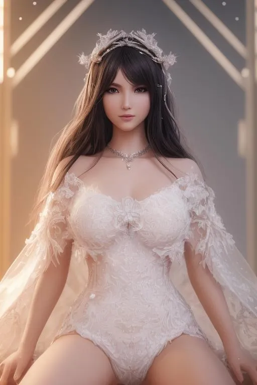 Prompt:  by Greg rutkowski, hyper detailed perfect face, beautiful kpop idol sitting, full body, long legs, perfect body, high-resolution cute face, perfect proportions,smiling, intricate hyperdetailed hair, light makeup, sparkling, highly detailed, intricate hyperdetailed shining eyes, Elegant, ethereal, graceful,  high res, 64k, cinematic lighting, special effects,  professional photographer, studio lighting, Please produce photography of a beautiful girl, looks like Ksenia Solo with pretty eyes on bed in seductive poses in a professional photoshoot and messy hair, symmetrical face, Bright eyes with highlights . professional lighting, highly detailed art by greg rutkowski slightly open sensual mouth professionally retouched, 50mm ,丰满的乳头，大乳头，巨乳，美丽的脸庞，对称的脸庞，波浪形的头发，半身照，超细致的皮肤，蕾丝丁字裤，（化妆, 眼线笔, 口红:0.7), 微笑, 摆姿势, 柔光, 错综复杂, 胶片颗粒, 专业, 雾, 由佳能 eos r5 拍摄, 客厅背景,
