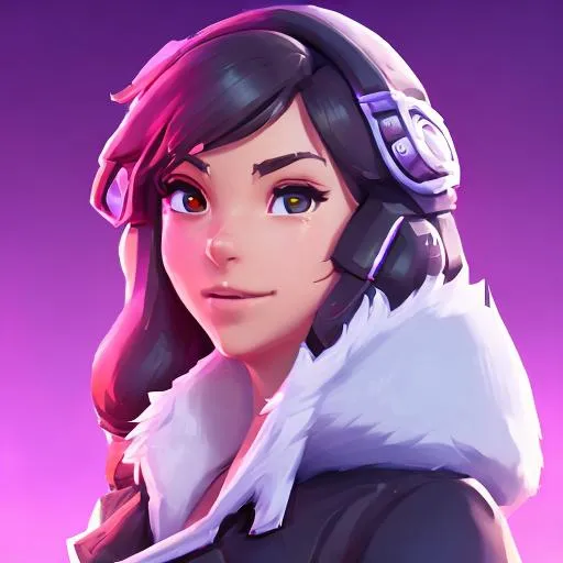 Prompt: Cute anime character in Fortnite style, 4k resolution