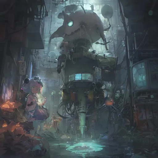 Prompt: ((2)), (By studio ghibli), (alien girl, peach pink hair, pastelgreen eyes, neon ribbon on the hair, white spacesuits), (convenience store), (navigation), (Keycap), (pressure), (glance), (paint brush), (number), (unnamed: 1.2), (gingerbread house), (scissors), (truth), (spotlight), (calendar), (prism), (horse), (ventilation), (cooling fan), (masquerade), (pieces), (leakage), (Boring), (precious), (antenna), (silkworm), (interlude: 1.2), (bus stop), (deserted), (mascot), (robotic), (warmth), (stroll), (grandiose), (signs), (Loli), (Box of horror), (radish), (angry), (truck driver), (traffic congestion), (honking), (mature language), (speech bubble), (orayo), (vortex), (wants to know), (intersect), (cracked eggs), (magical girls), (radioactive), (cooling), (clay pot), (wishes), (rust), (I), (shift), (Rollarcoaster), (skyscraper), (rain), (crowd), (catalyst), (fog), (sea), (wave), (north: 1.2), (blackhole), (zeal), (blind), (shrine), (balloon), (slime), (float),  (doors), (chinese lantern), (crystal), (Grid: 1.2), (blur: 1.2), (calla lily: 1.2), (goldfish: 1.2), (reflection: 1.2), (blink: 1.2), (mona: 1.2), (abstract: 1.2), (react: 1.2), (invertebrate: 1.2), (confusion: 1.2), (only fake realistic graphic engine), (ink art), (cinematic lighting), ((0)), (pedal), (seek), (encounter), (wheel), (another), (flow), (reconstructing), (maple: 1.5), (blend), (Cinderella), (indigo), (observer), (effect), (octave), (okra), (altitude), (that day), (cue), (ecstatic), (corruption: 1.2), (boundaries), (base), (between sheets), (sunbeam), (vital), (magnet), (cascade), (exhale), (dew point)