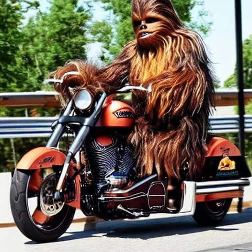 Chewbacca best sale motorcycle helmet